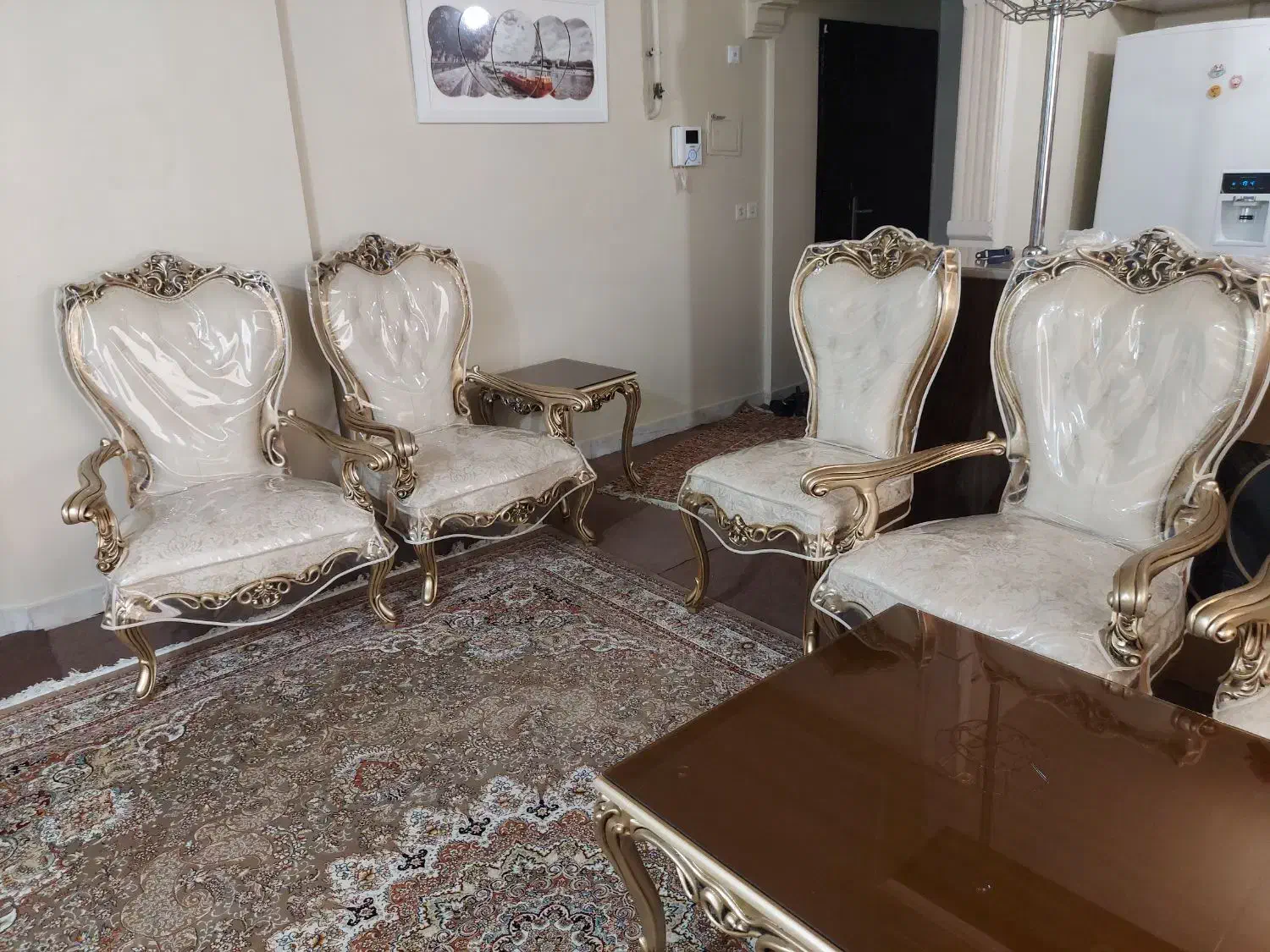 مبل ۹ نفره مدل افسون کاملا نو|مبلمان خانگی و میز عسلی|اراک, |دیوار