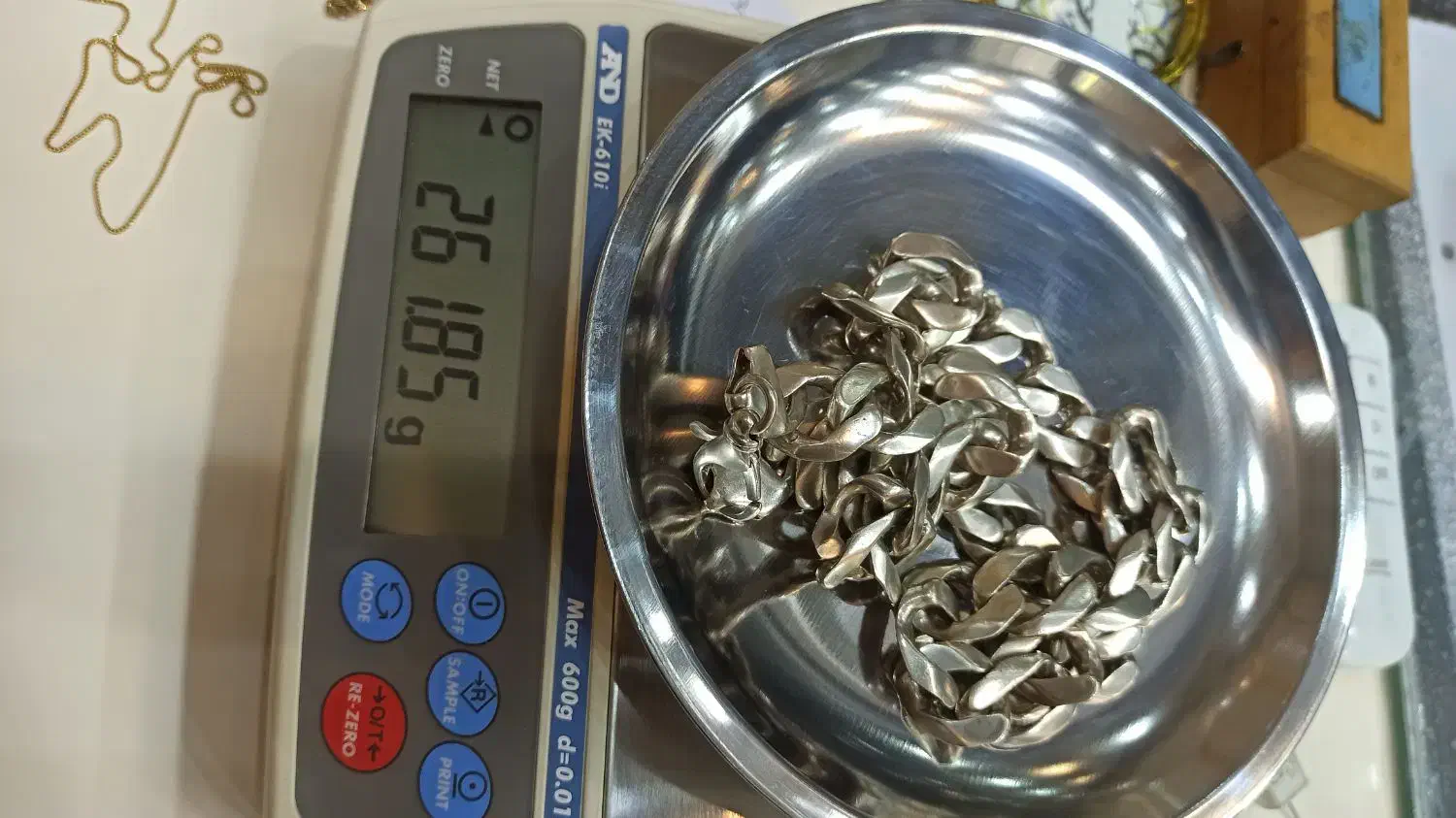 گردنبند نقره مردانه کارتیر|جواهرات|خرمآباد, |دیوار