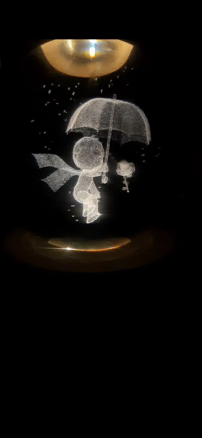 گوی کریستال|چراغ خواب و آباژور|جیرفت, |دیوار