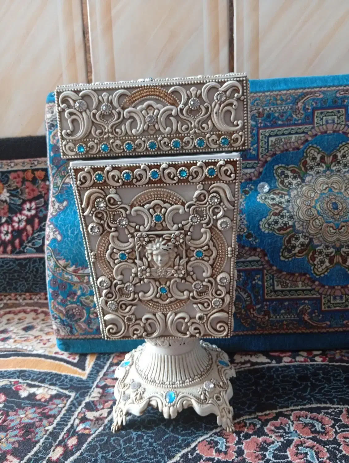 سطل زباله وجای دستمال کاغذی|صنایع دستی و سایر لوازم تزئینی|رامهرمز, |دیوار