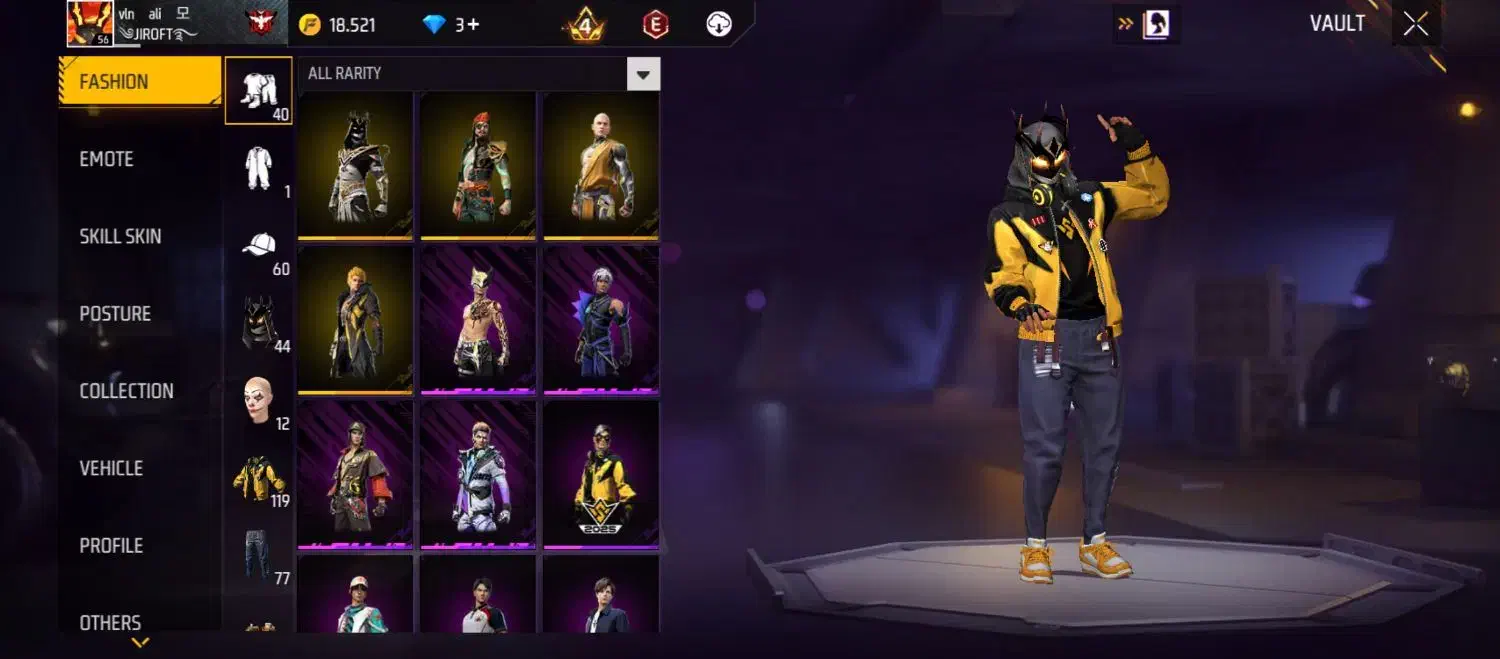 اکانت فری فایر|کنسول، بازی ویدئویی و آنلاین|جیرفت, |دیوار