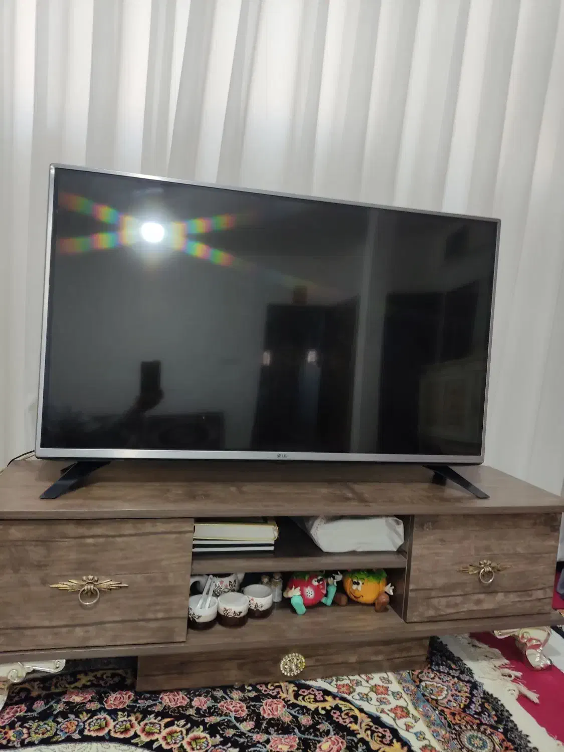 تلویزیون 43الجی اصلی در حد نو|تلویزیون و پروژکتور|مشکین‌دشت, |دیوار