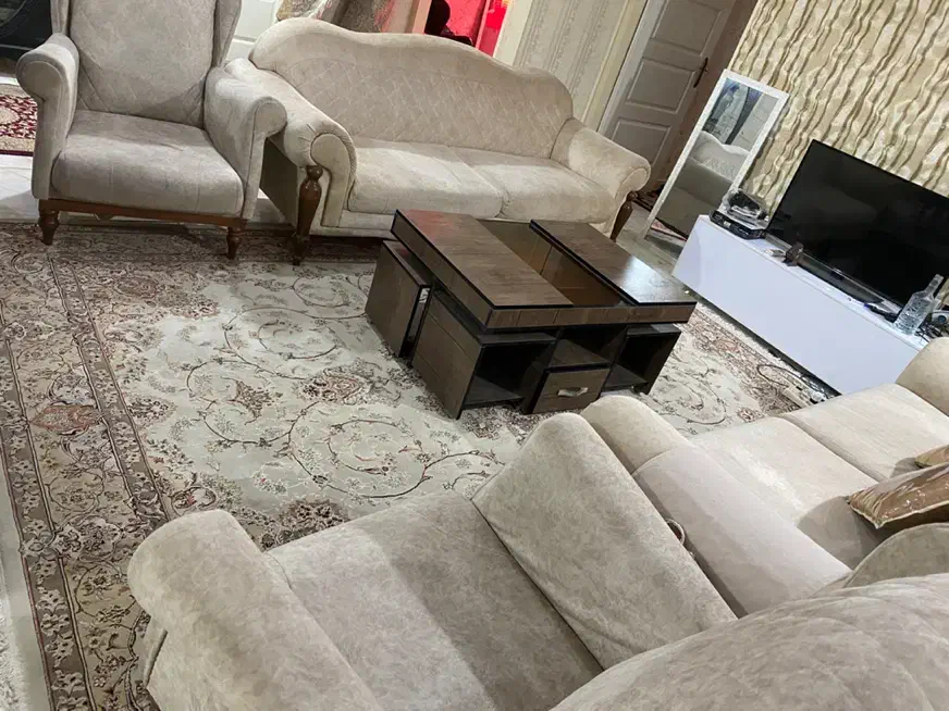 مبلمان۸نفره|مبلمان خانگی و میز عسلی|اهواز, سیصد دستگاه|دیوار