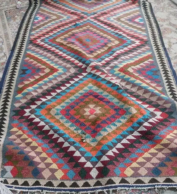 ۲ عدد گلیم|گلیم، جاجیم، گبه|کوهدشت, |دیوار