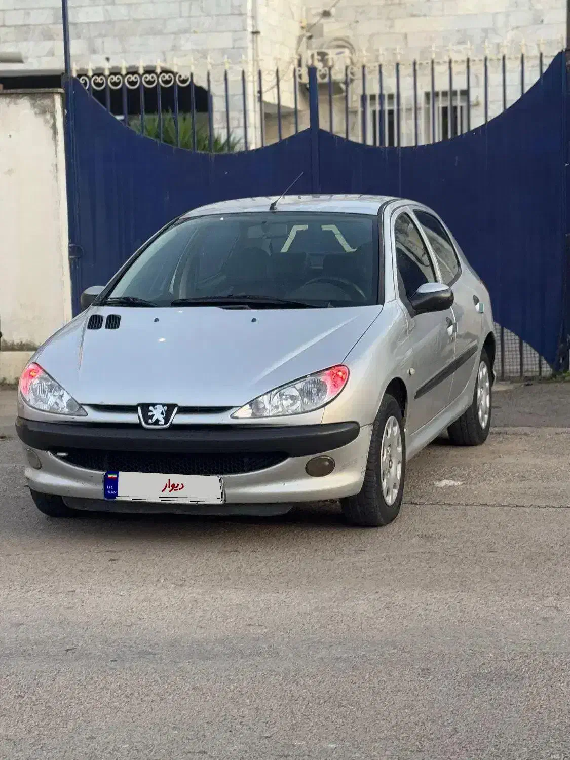 ۲۰۶ تیپ ۲ نقره ای|خودرو سواری و وانت|نکا, |دیوار