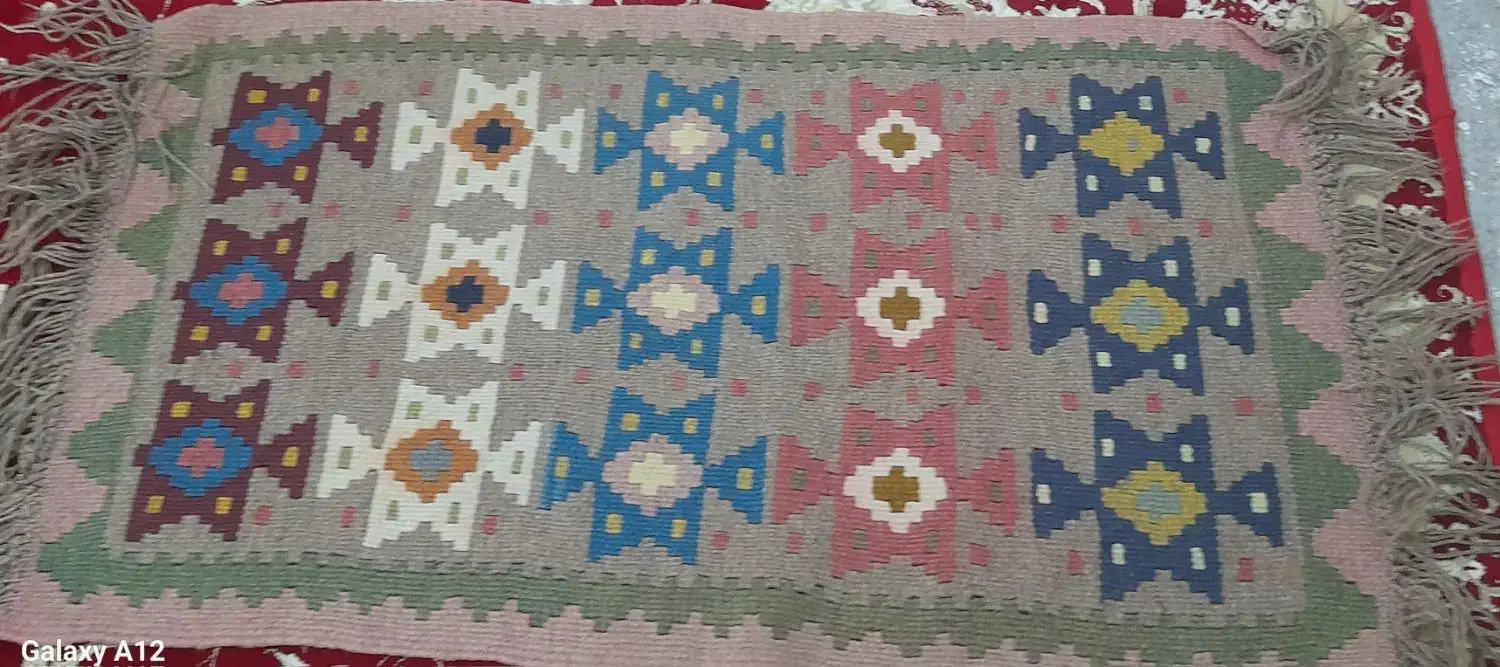 گلیم پادری دستبافت درحدنو‌|گلیم، جاجیم، گبه|کوهدشت, |دیوار