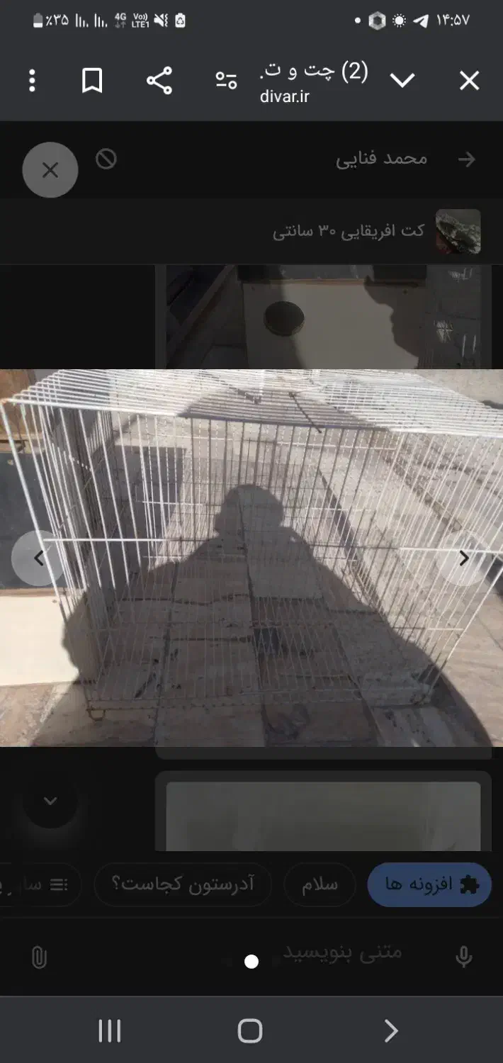 قفس و لانه چوبی نو معاوضه با آکواریوم|پرنده|مشهد, ویلاشهر|دیوار