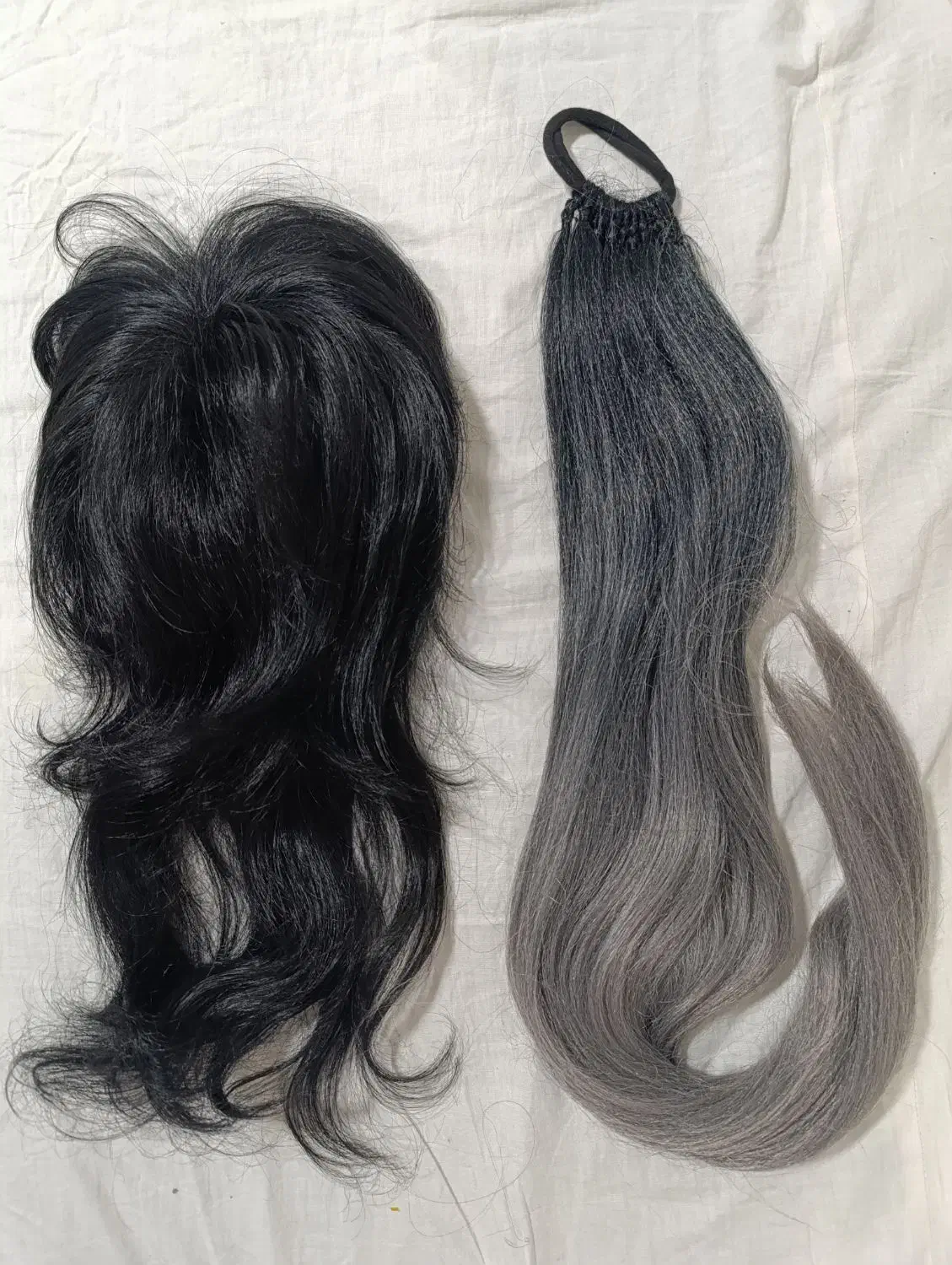 فروش کف سری مشکی و دم اسبی رنگ استخوانی|آرایشی، بهداشتی، درمانی|سرایان, |دیوار