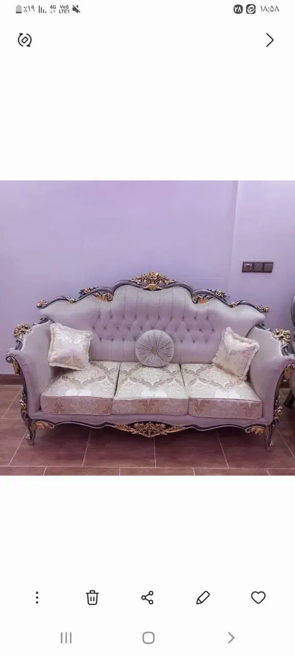 مبل کلاسیک کاملا نو|مبلمان خانگی و میز عسلی|اصفهان, قهجاورستان|دیوار