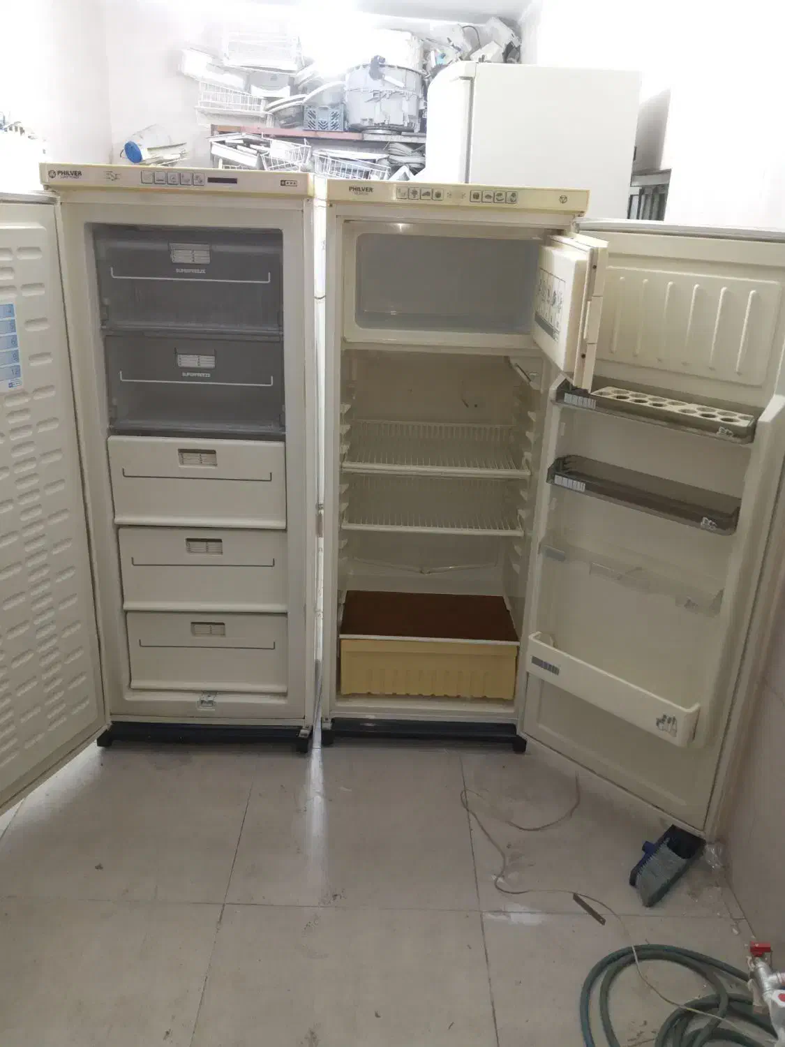 فروش یخچال فریزر دوقلو در حدنو واقعا با ضمانت|یخچال و فریزر|اقبالیه, |دیوار