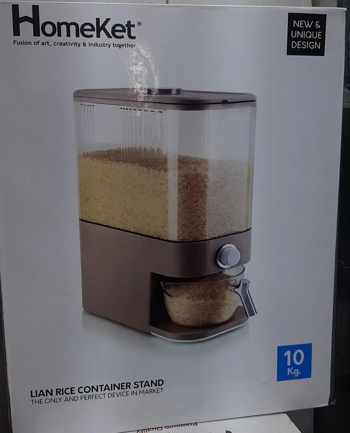 جا برنجی ۲۰ لیتری هومکت|ظروف نگهدارنده، پلاستیکی، یکبارمصرف|بندر ماهشهر, |دیوار