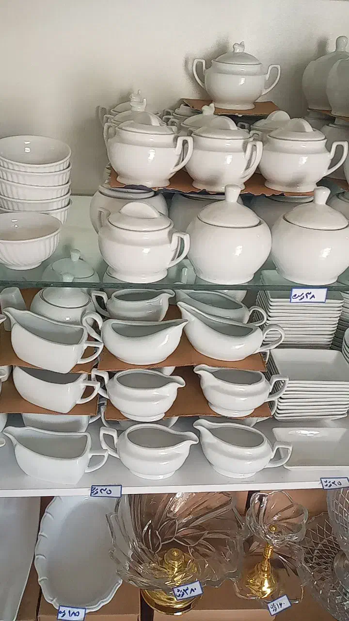 قندون چینی ۳۸تومان فنجان چینی هر عدد ۳۰ تومان|ظروف سرو و پذیرایی|مشهد, بهارستان|دیوار