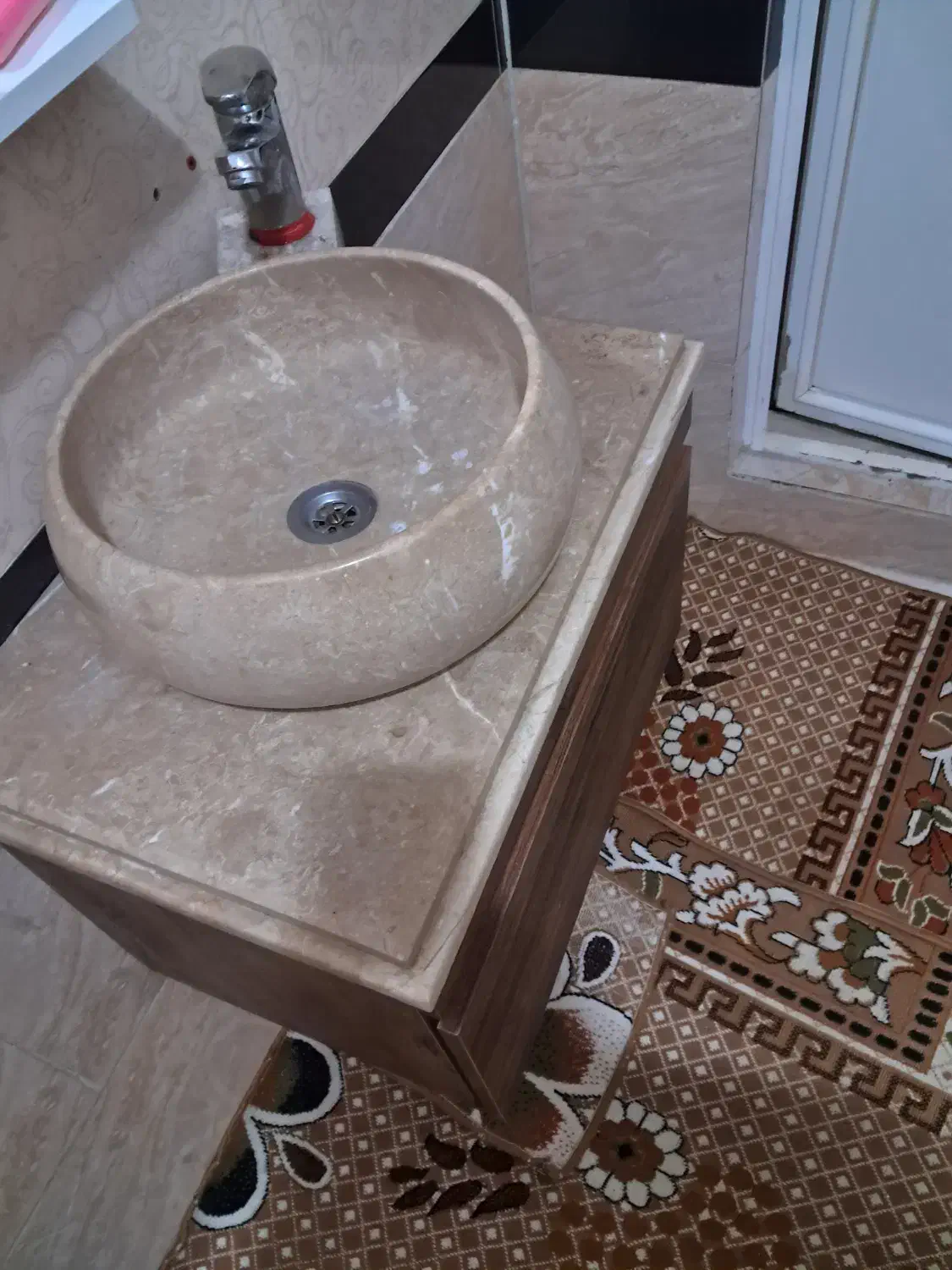 روشویی سنگی کاسه گرد|لوازم سرویس بهداشتی|مریوان, |دیوار