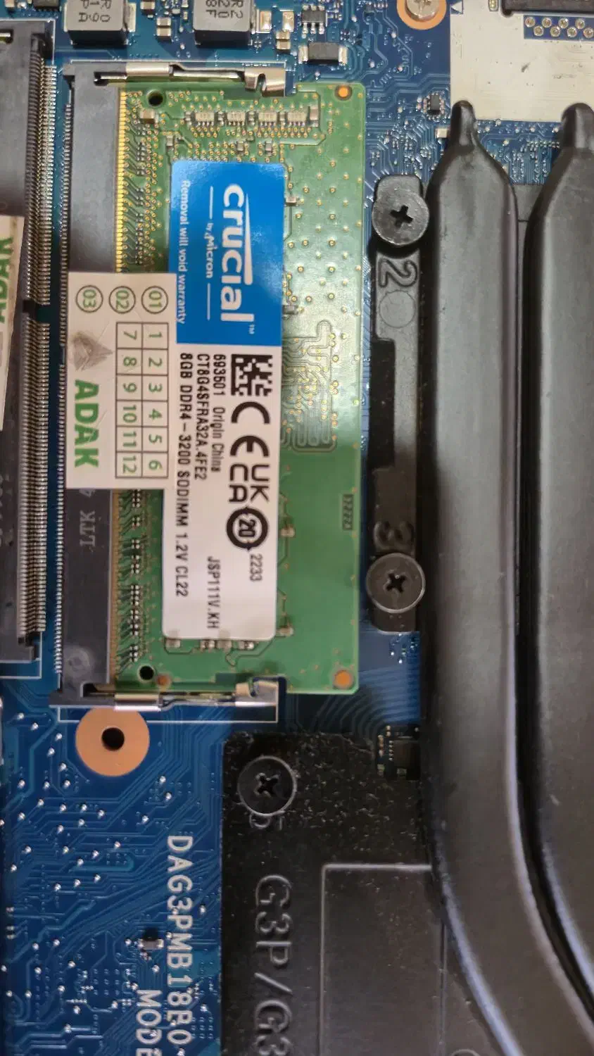 رم لپتاپ سالم در حد نو|قطعات و لوازم جانبی رایانه|کاشان, فاز ۱ ناجی آباد|دیوار