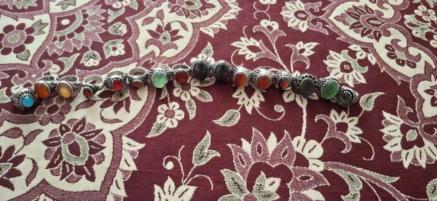 انگشتر نقره بدلیجات|کلکسیون و سرگرمی|خمینیشهر, |دیوار