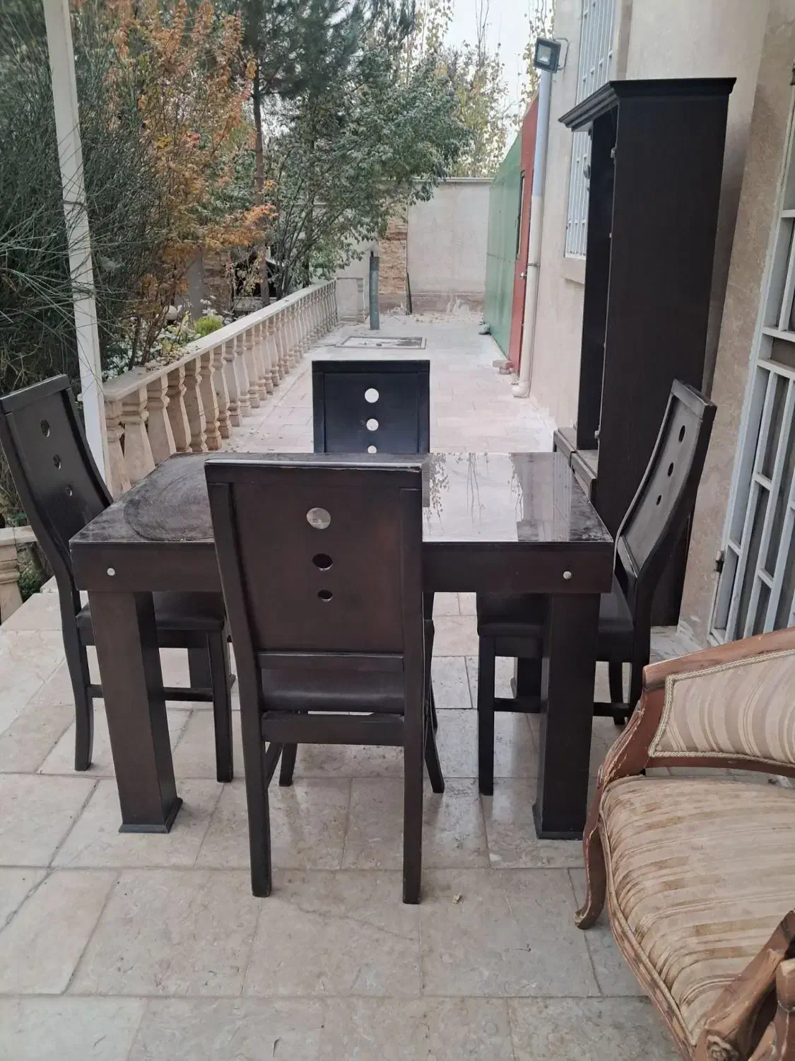 میز ناهار خوری چهار نفره|میز و صندلی غذاخوری|کوهسار (البرز), |دیوار