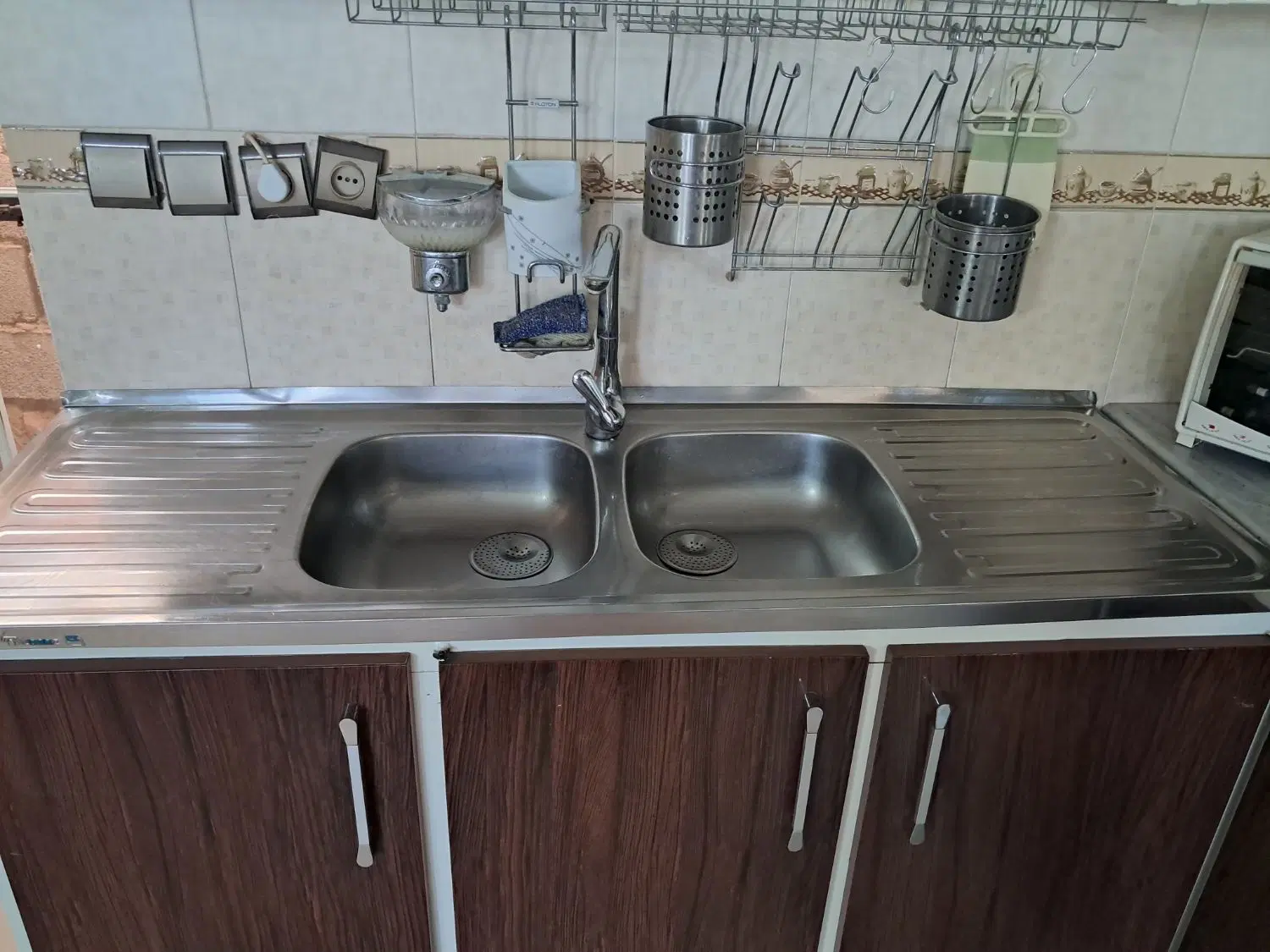 سینک|آبچکان و نظمدهنده ظروف|رفسنجان, |دیوار