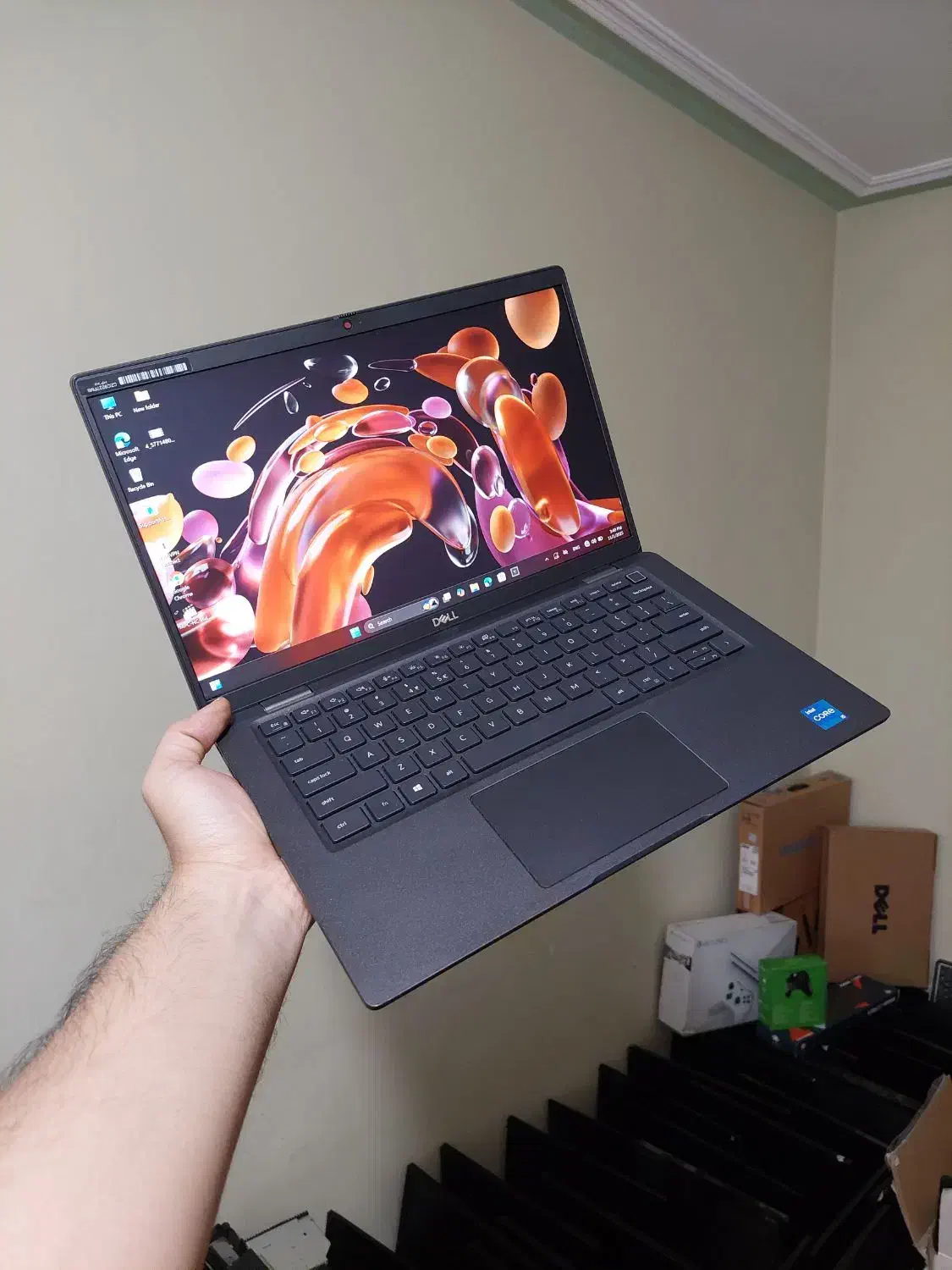 لپ‌تاپ دل core i5 سوپر اسلیم باریک سبک|رایانه همراه|تهران, مینای جنوبی|دیوار