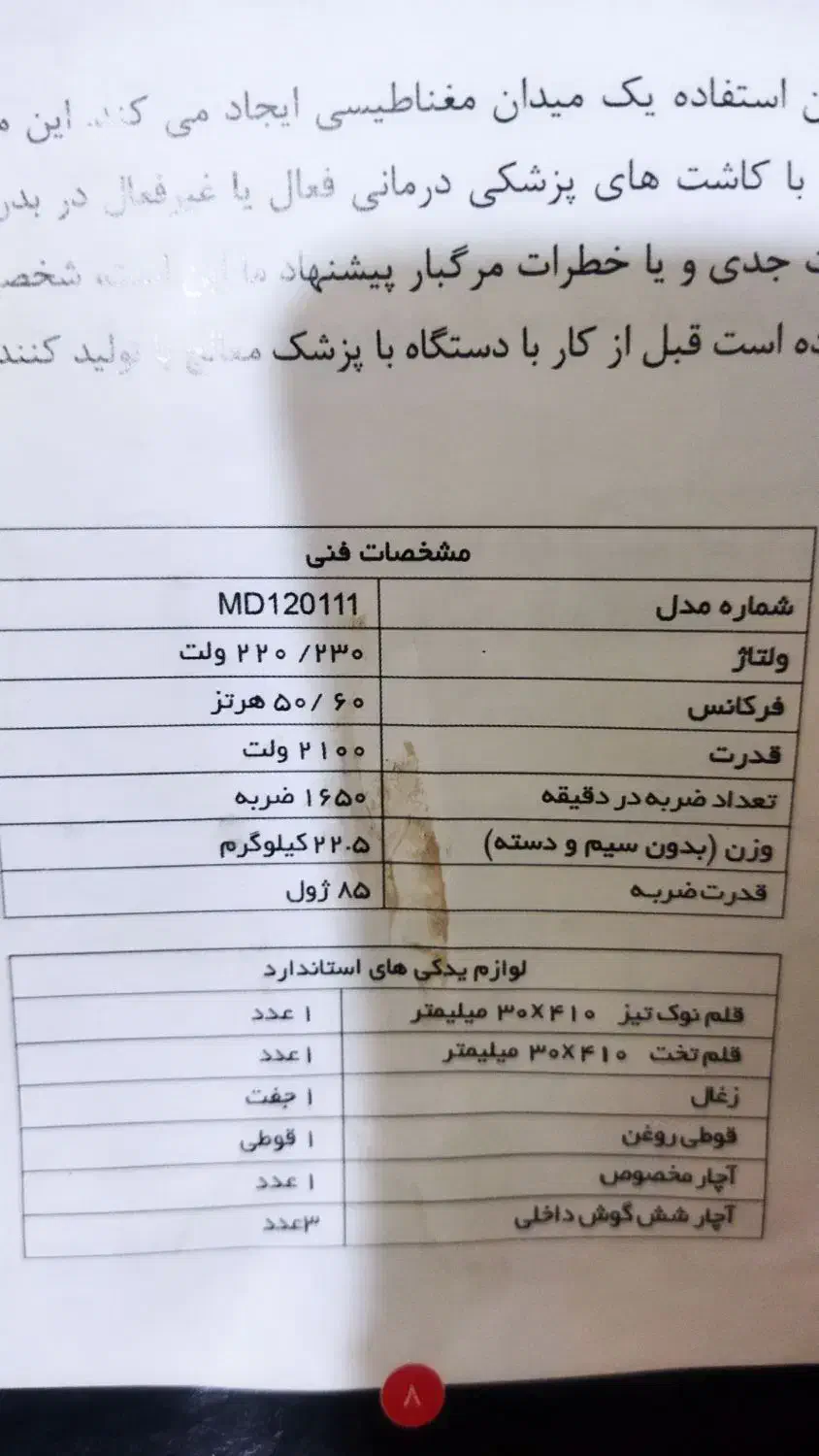 پیکور برقی|ابزارآلات|زرند, |دیوار