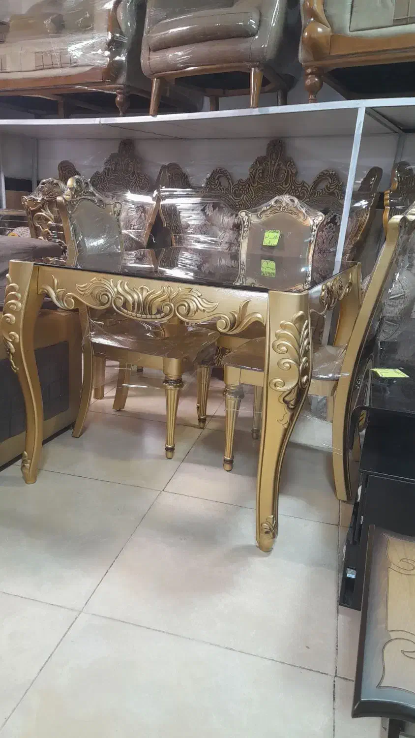 غذاخوری ۴نفره|میز و صندلی غذاخوری|ماکو, |دیوار