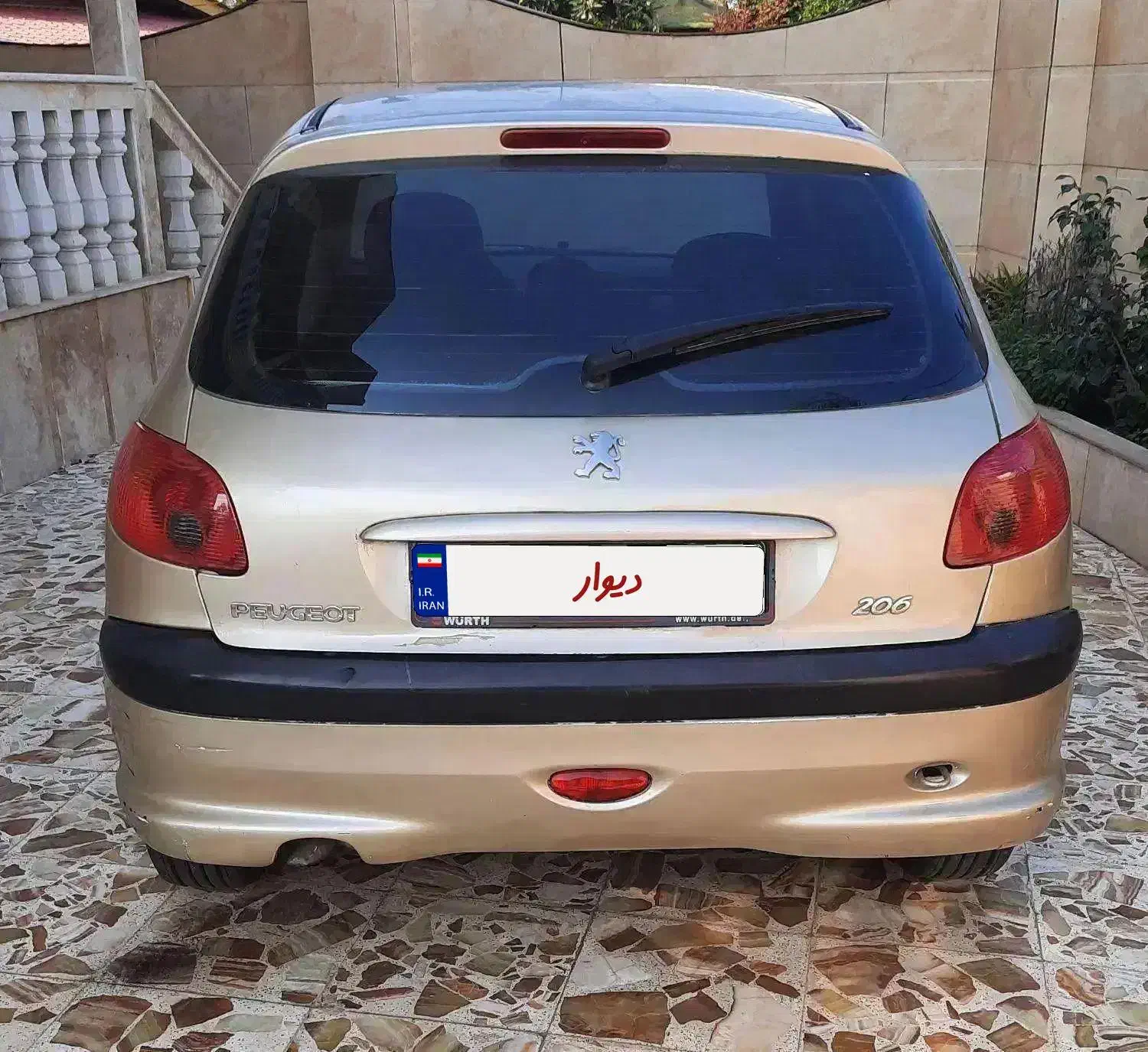 پژو ۲۰۶ فرانسوی مدل ۸۳|خودرو سواری و وانت|خرمآباد (تنکابن), |دیوار