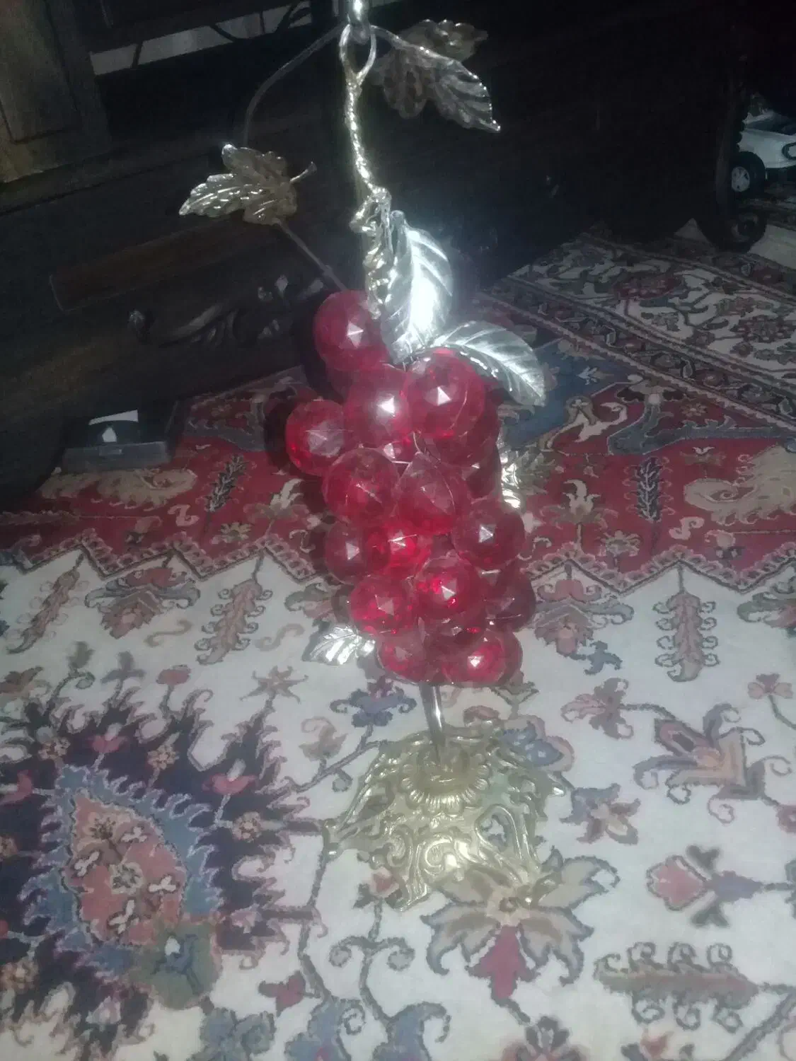 انگورباپایه وبرگهای برنزی زیباانگ|مجسمه، تندیس، ماکت|مراغه, |دیوار