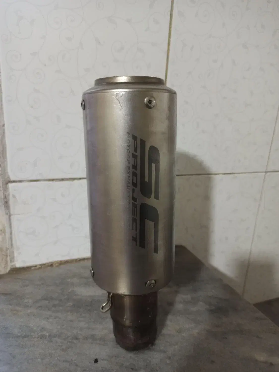 منبع اگزوز سایلنتی sc موتور سیکلت|قطعات یدکی و لوازم جانبی|بهارستان, |دیوار