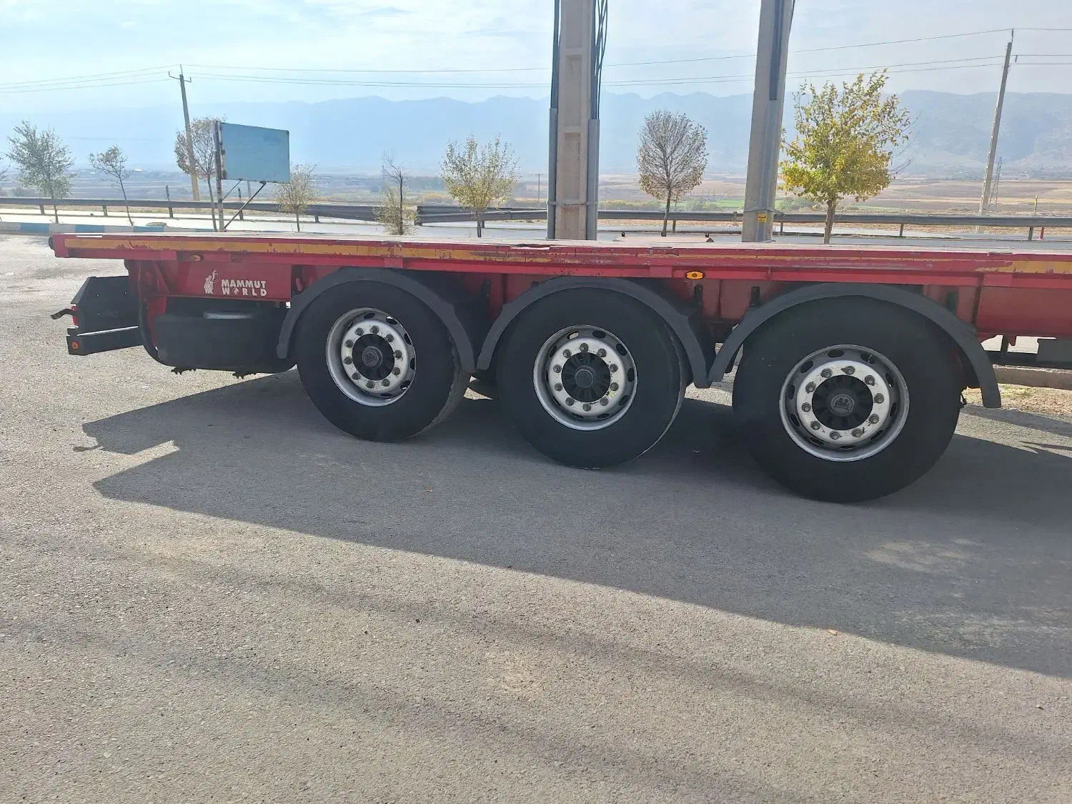 کفی تریلی سه محور ماموت|قطعات یدکی و لوازم جانبی|ایوان, |دیوار