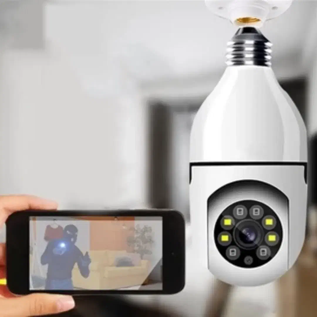 دوربین بیسیم مداربسته لامپی چرخشی مدلv380/اورجینال|خدمات پیشه و مهارت|رفسنجان, |دیوار