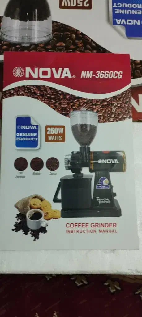آسیاب قهوه Nova-mn3660CG|خردکن، آسیاب، غذاساز|شیراز, عادل آباد|دیوار