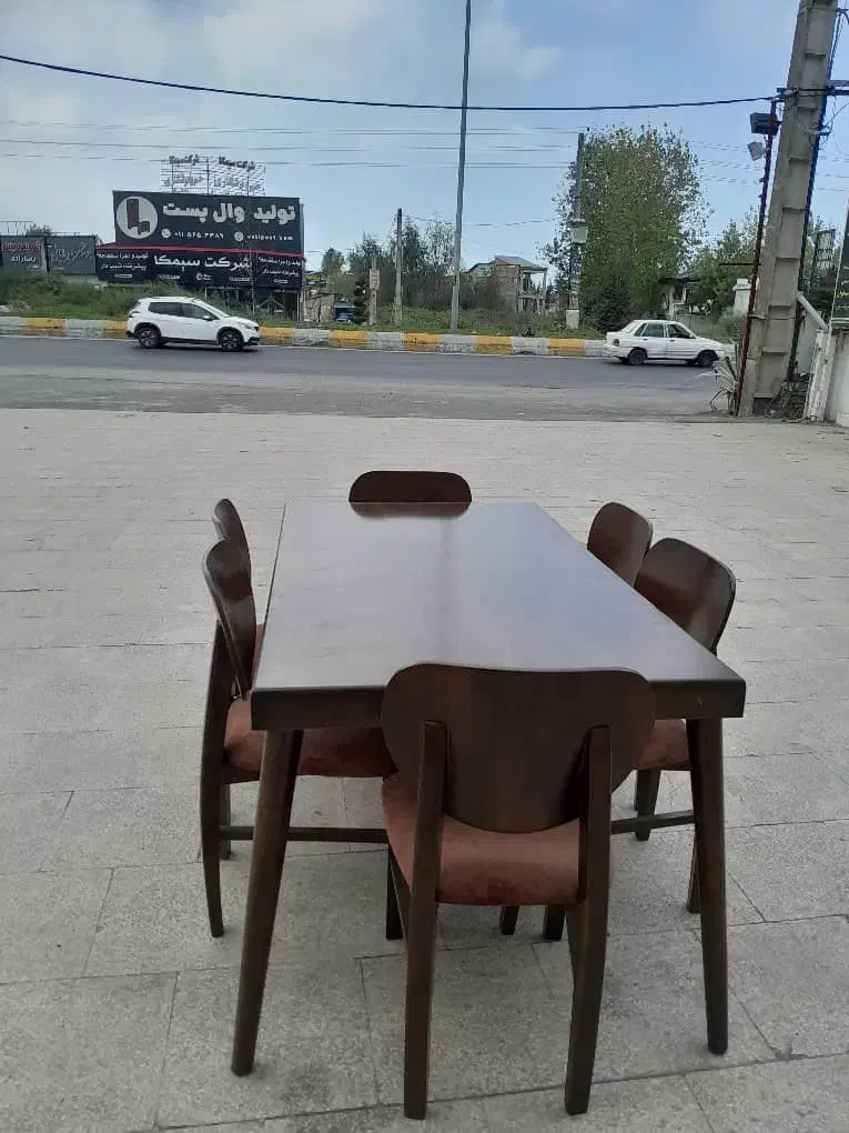 فروش فوری میز نهارخوری و صندلی|میز و صندلی غذاخوری|چالوس, |دیوار