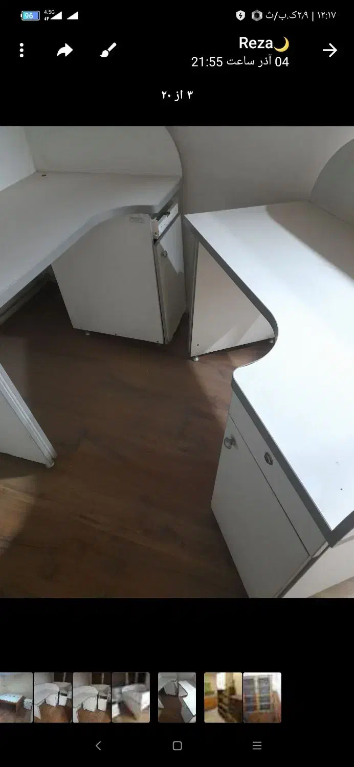 میز بوفه کتابخانه  کشوفایل|کتابخانه، شلف، قفسه‌های دیواری|اسلام‌شهر, شهرک مصطفی خمینی|دیوار