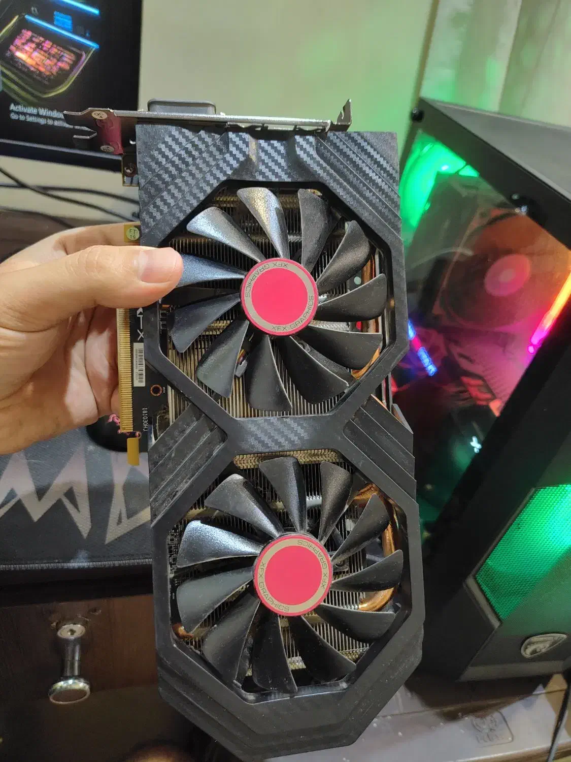 GPU RX 580 8GB|قطعات و لوازم جانبی رایانه|تهران, شهر زیبا|دیوار