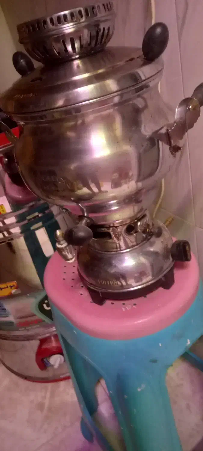 سماور گازی آپولون|سماور، چای‌ساز، قهوه‌ساز|رباط‌کریم, مسکن مهر آبشناسان|دیوار