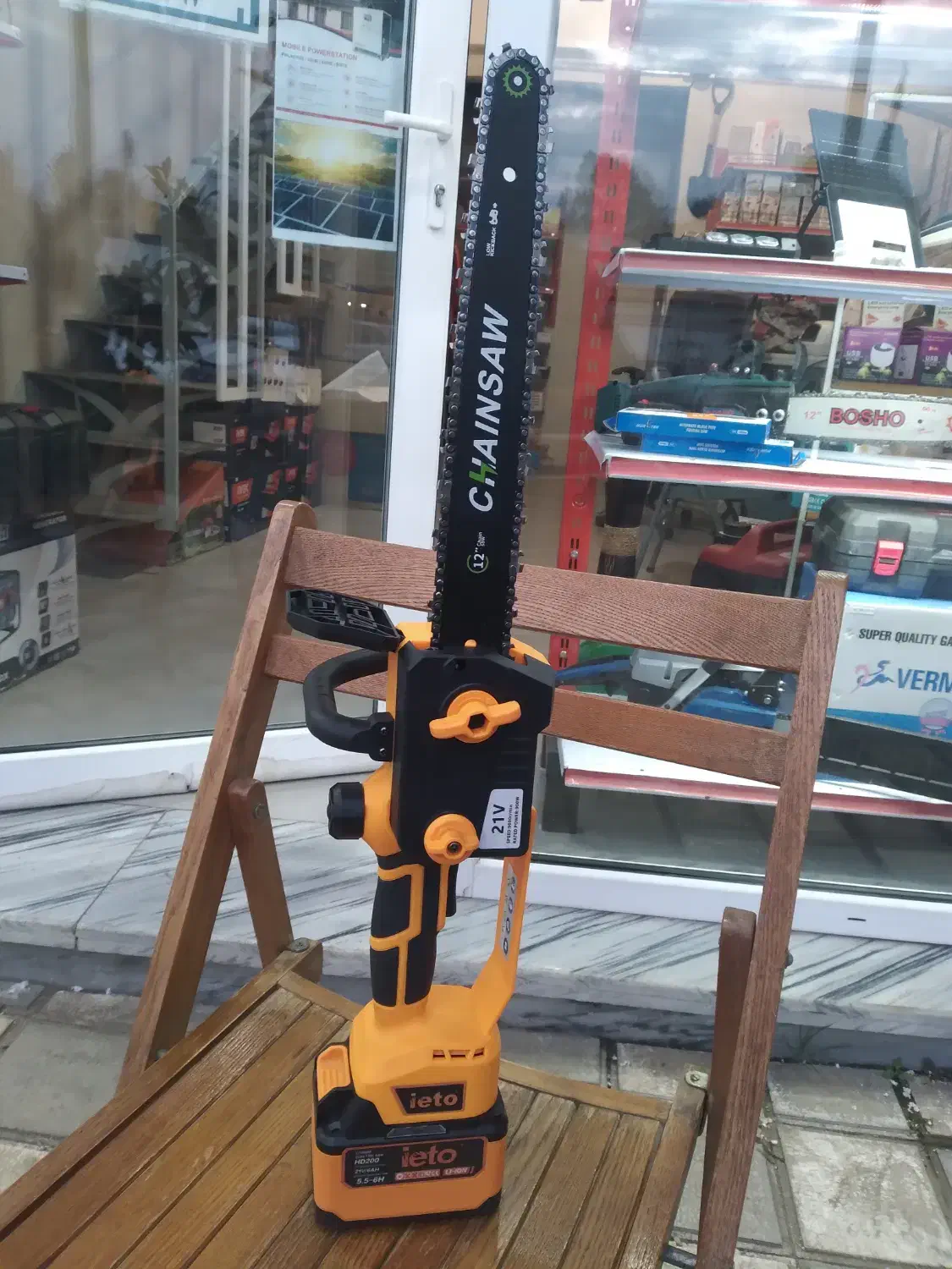 اره زنجیری شارژی ایتو با تیغه ۳۰ سانتی متری|ابزارآلات|رشت, لاکان شهر|دیوار