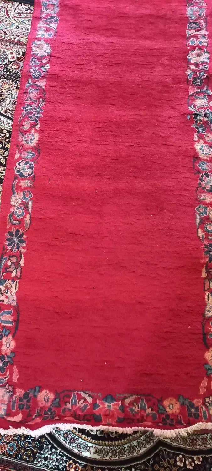 کناره دست بافت دوعدد ۴متری|فرش|اراک, |دیوار