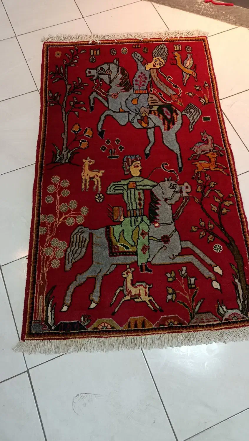 فرش کهنه دستبافت دسته دوم برای دکوراتیو|فرش|کرج, عظیمیه|دیوار