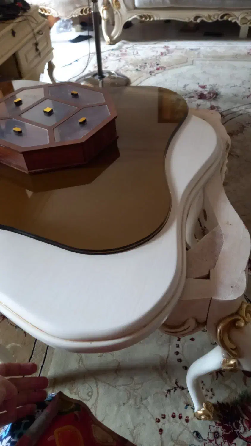 میزعسلی طرح سلطنتی بزرگ|مبلمان خانگی و میز عسلی|رشت, فلسطین|دیوار