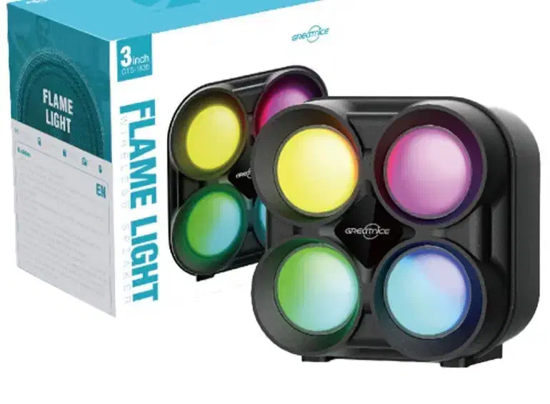 اسپیکر بلوتوثی رقص نور دار فلش خور شارژی خارجی|پخش‌کننده همراه|کرج, گلشهر|دیوار