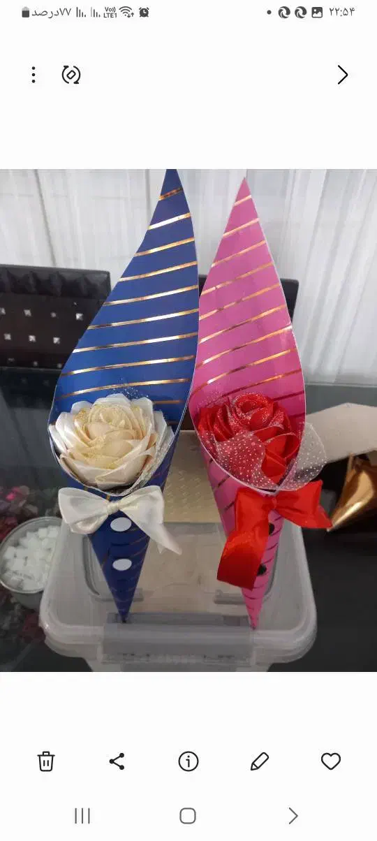 تک شاخه گل|گل مصنوعی|کرج, شهرک جهان آرا|دیوار