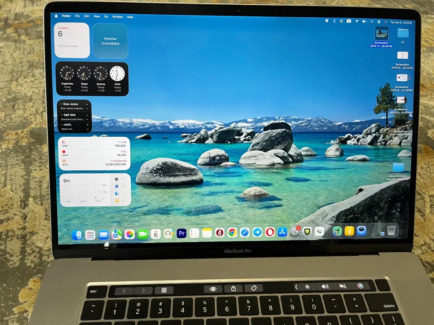مک بوک پرو ۲۰۱۹ درحد|رایانه همراه|سیرجان, |دیوار