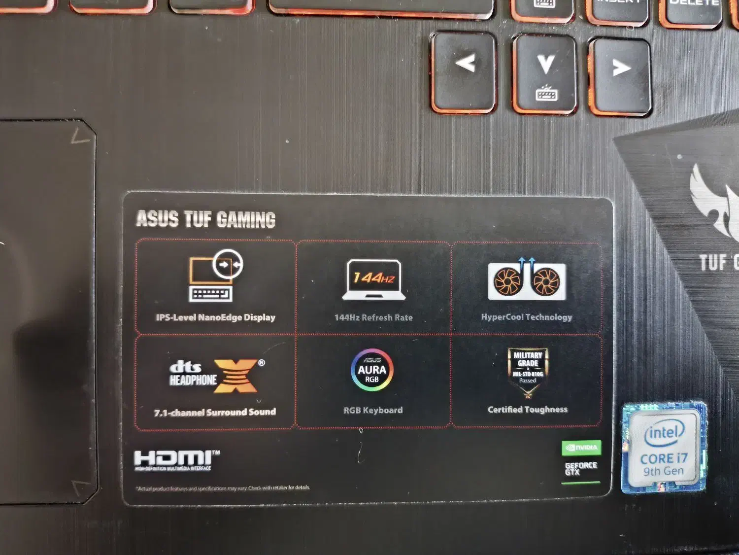 لپتاپ ایسوس تاف گیمینگ  FX505GT|رایانه همراه|شیراز, ملاصدرا|دیوار