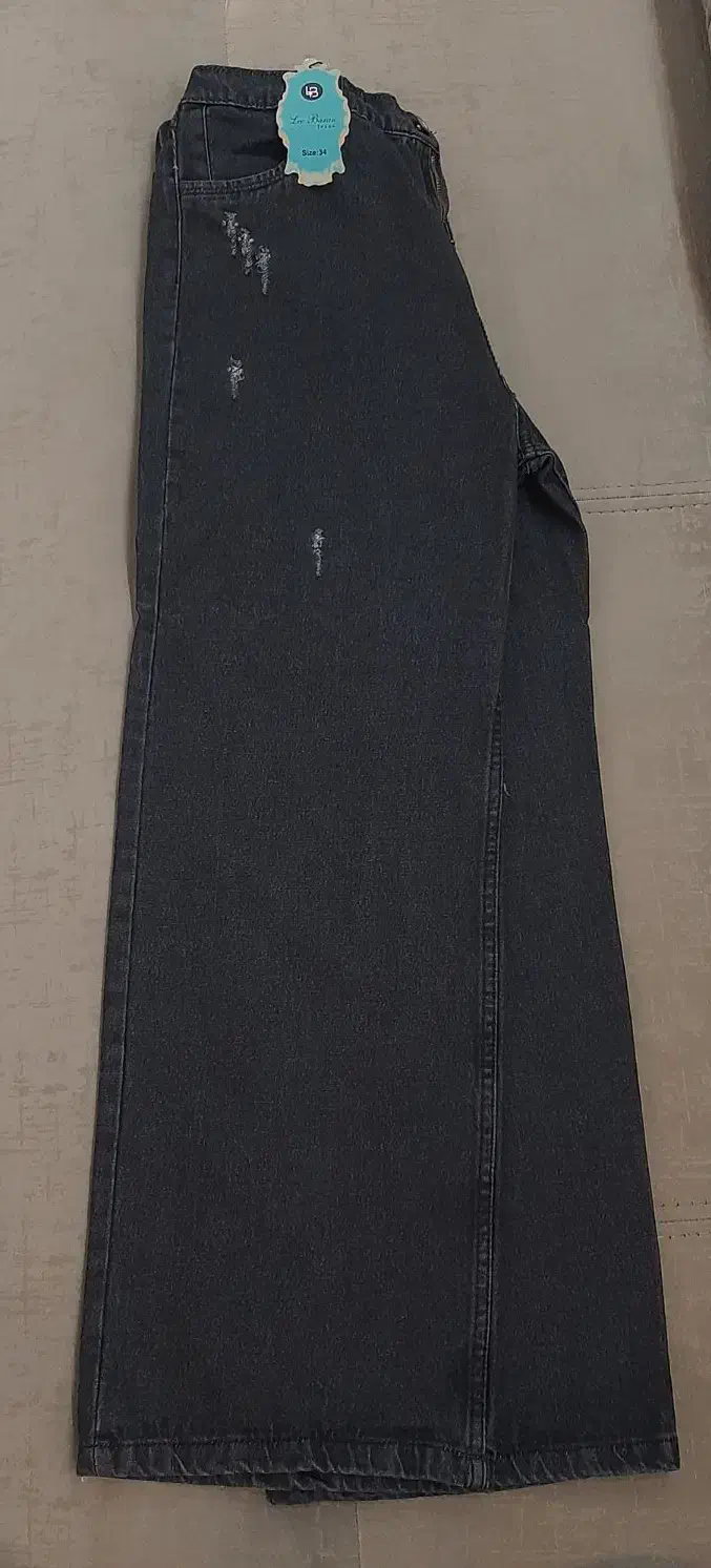 شلوار جین ذغالی نو اتیکت هم روشه سایز ۳۴|لباس|فولادشهر, B1|دیوار