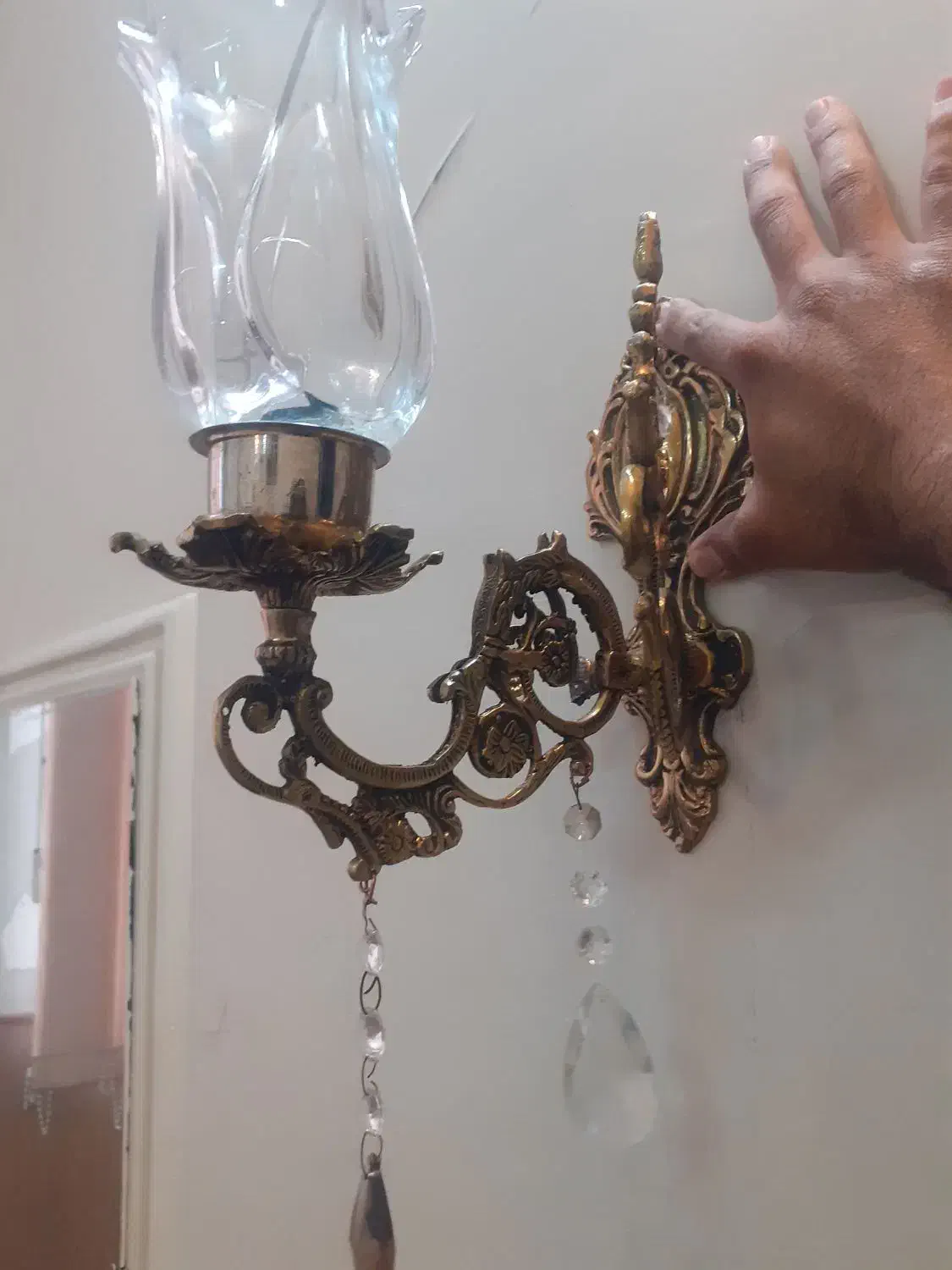 لوستر دیوار کوب چراغ خواب|لوستر و چراغ آویز|بروجرد, |دیوار