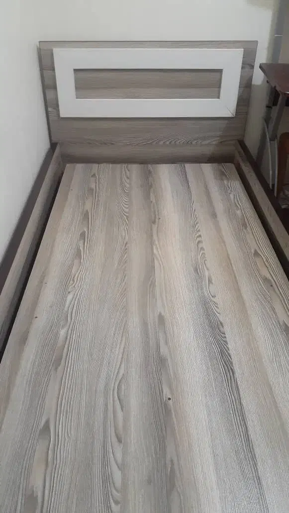 تخت تک نفره ام دی اف|تخت و سرویس خواب|رشت, رودباری|دیوار