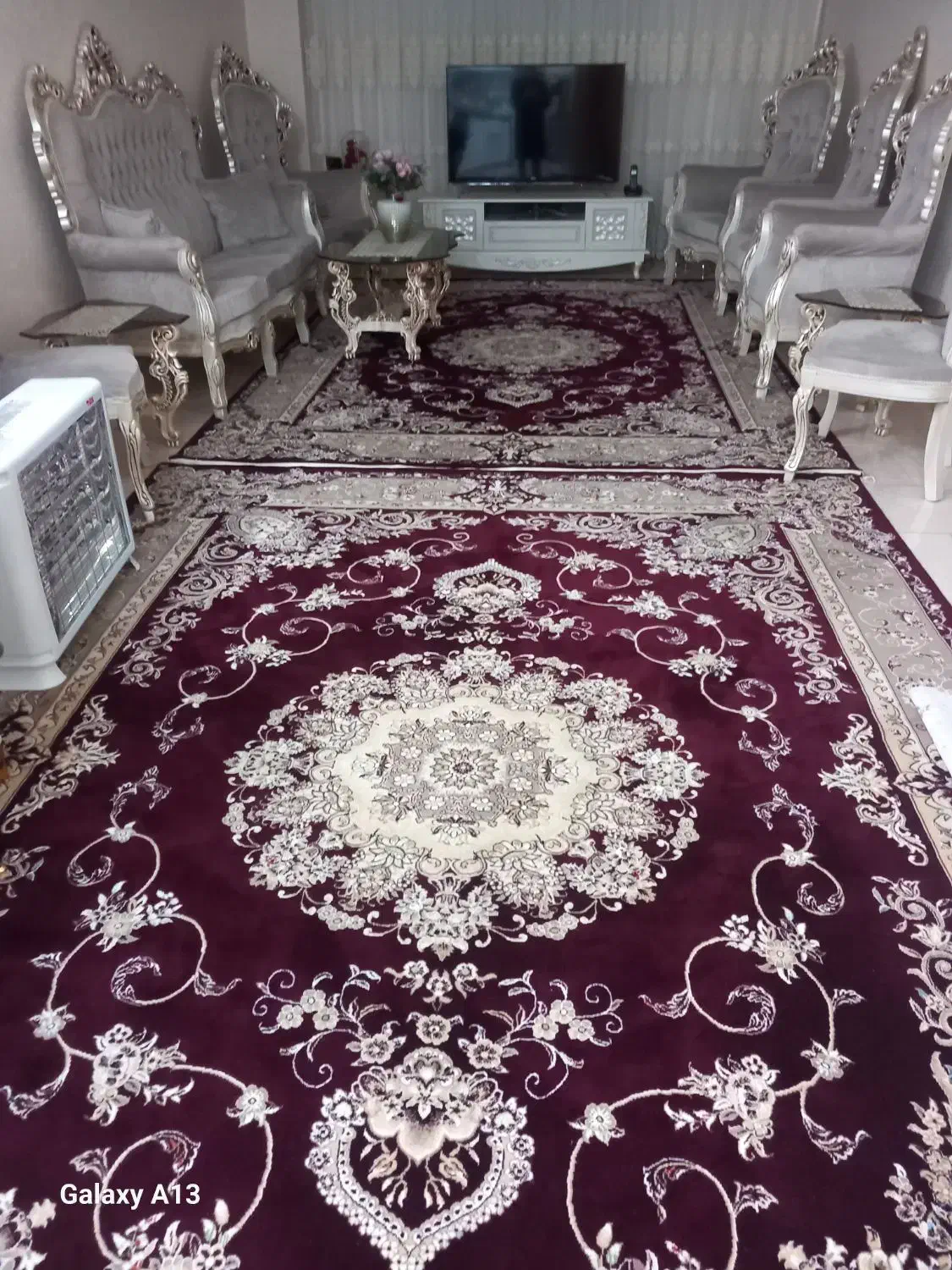 یک جفت فرش 9 متری|فرش|گلپایگان, |دیوار