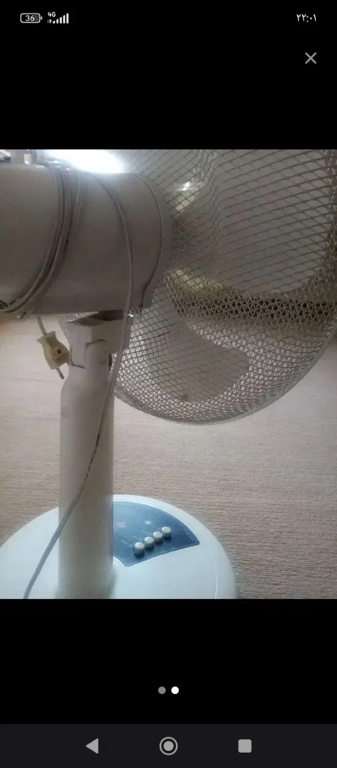 پنکه رومیزی|پنکه و تصفیه‌کنندهٔ هوا|رباط‌کریم, مسکن مهر آبشناسان|دیوار