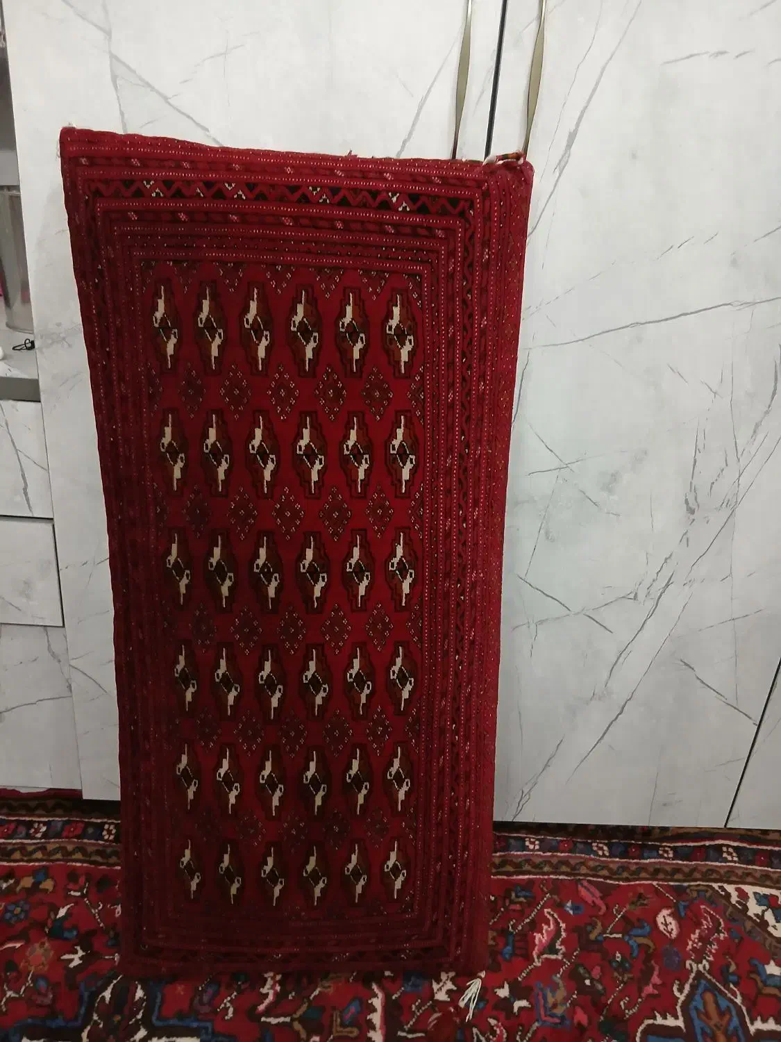 یک جفت پشتی دستباف کاشمر مشهد|پشتی|ری, دیلمان|دیوار