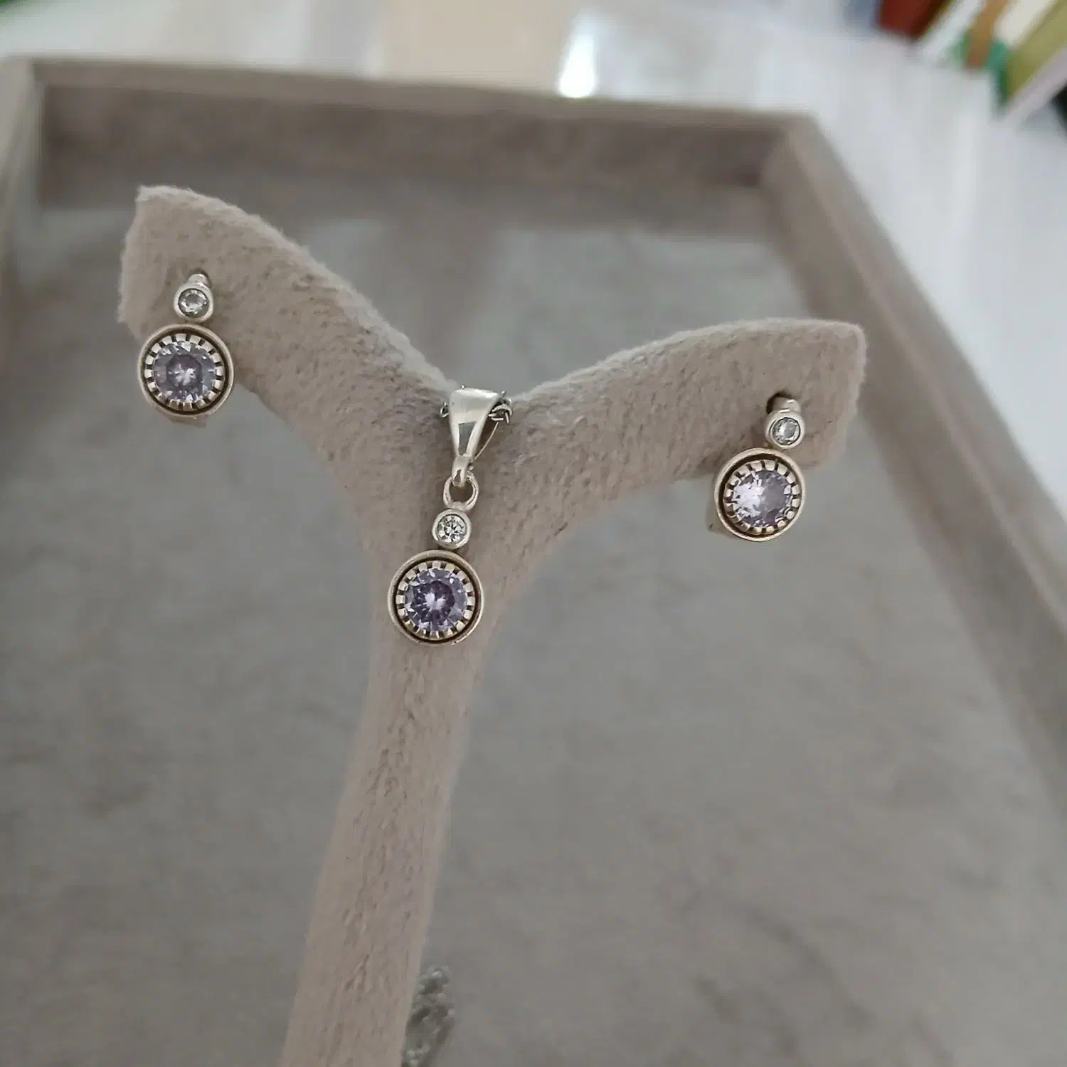 نیم ست نقره|جواهرات|داران, |دیوار