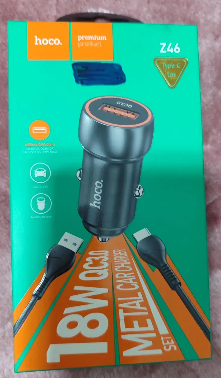 شارژر فندکی مدل hoco|لوازم جانبی موبایل و تبلت|کرمانشاه, |دیوار